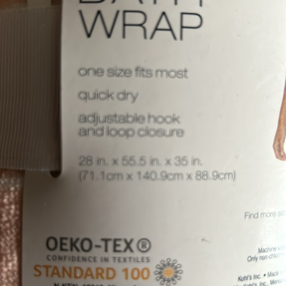 Bath wrap - Picture 4 of 4
